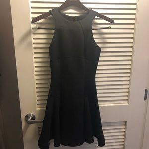 Textured Black Ted Baker Dress